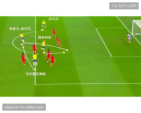 内马尔直塞制造定位球机会，巴西整体配合更顺畅